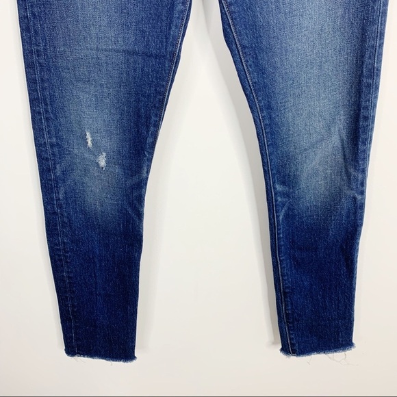 Levi’s 501 S Button Fly Raw Hem Skinny Denim Jeans - Picture 4 of 8